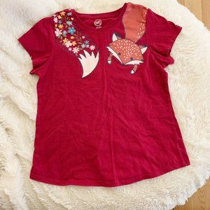 SOLD❗️Wonder Nation Girls Fox Graphic T-Shirt Short Sleeve XXL 18